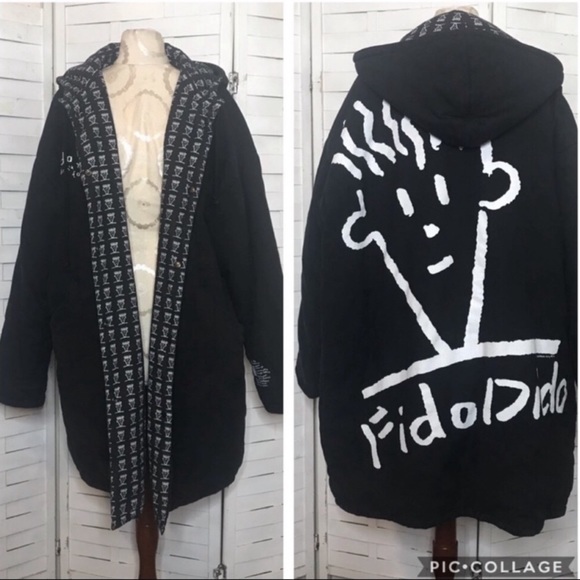 Vintage Other - 90’s Vintage HTF Fido Dido Reversible Coat